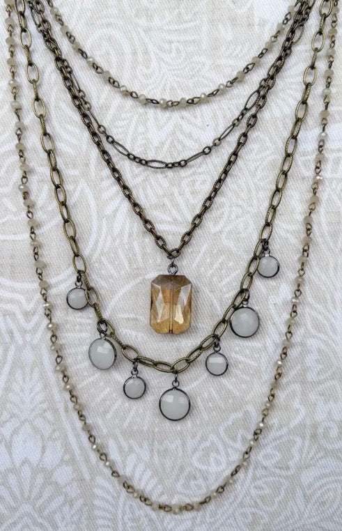 Multi chain necklace