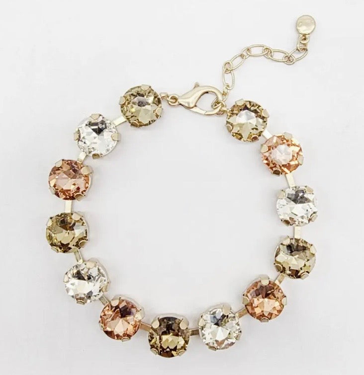 Tova inspired dupe topaz bracelet