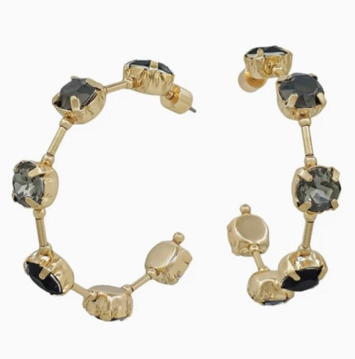 Black Tova inspired dupe  hoops