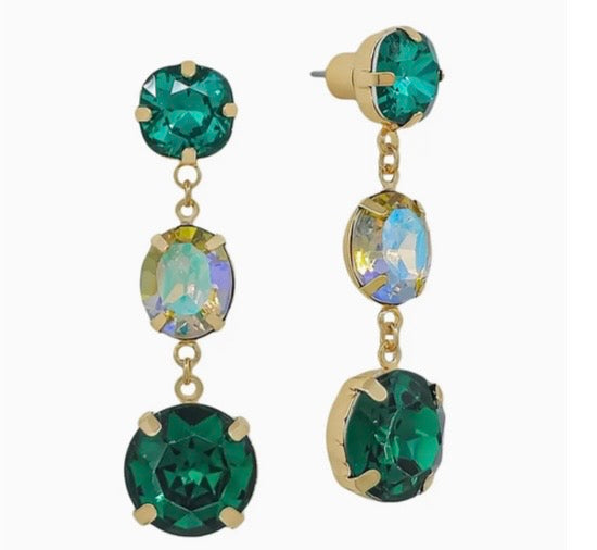 Green Tova inspired dupe earring