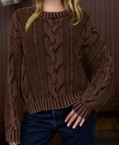 Brown sweater