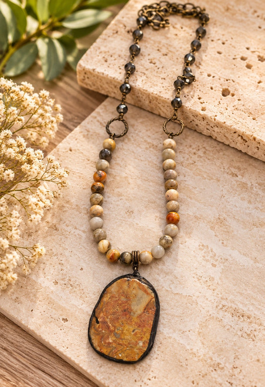Stone necklace