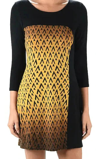 Black and gold tress