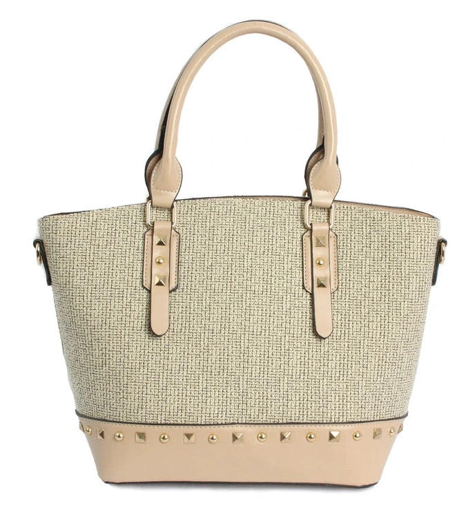 Beige fabric purse (Online Only)