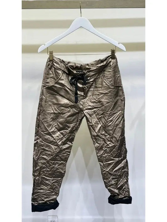 Bronze shimmer pant