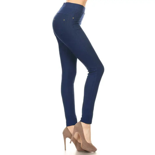 Denim blue legging