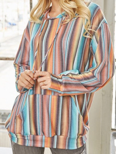 Stripe hoodie