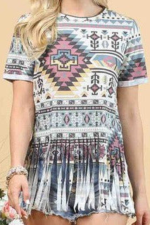Fringe top
