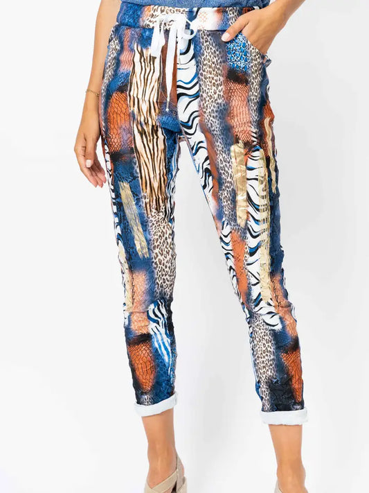 Blue animal pant  (Online Only)