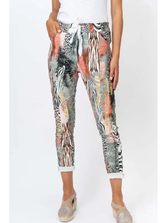 Olive mix pant (Online Only)