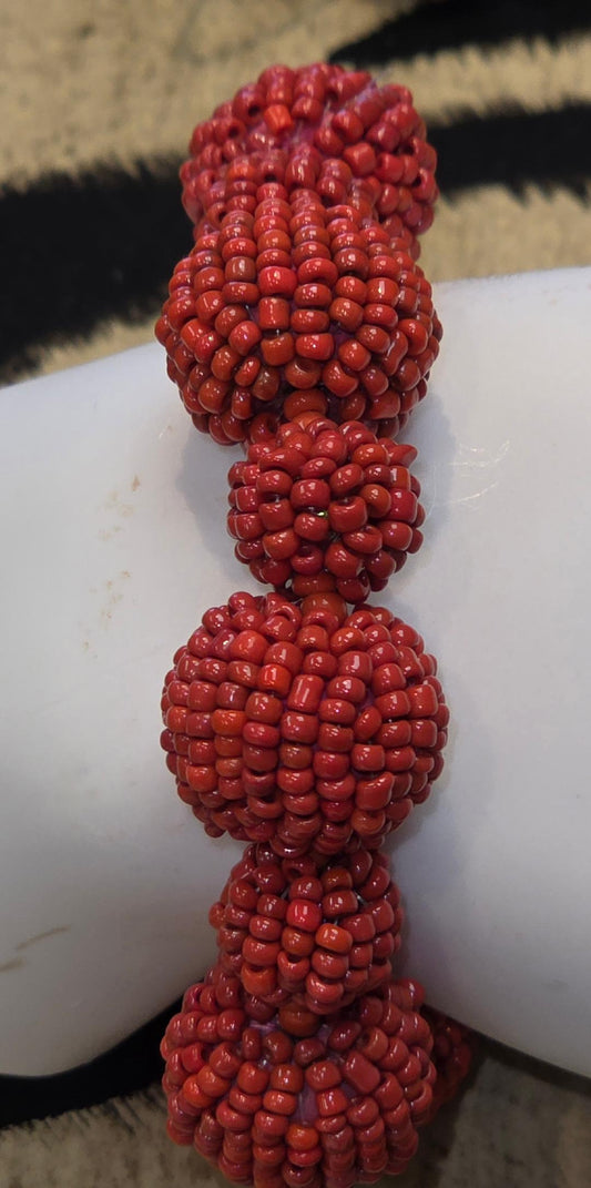 Red bead bracelet
