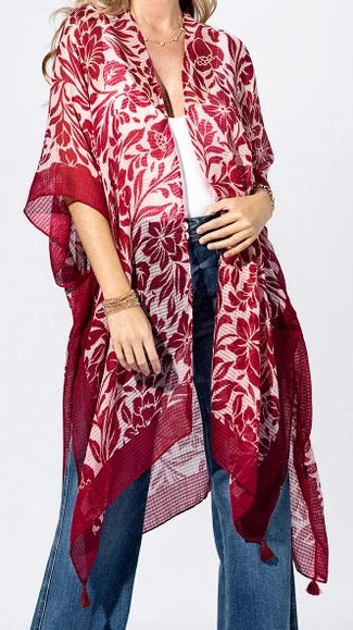 Punch paisley kimono