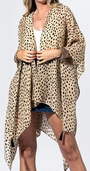 Cheetah kimono
