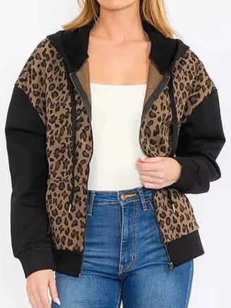 Leopard hoodie
