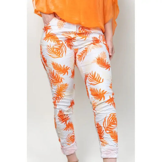 Tropical leaf pant (Online Only)