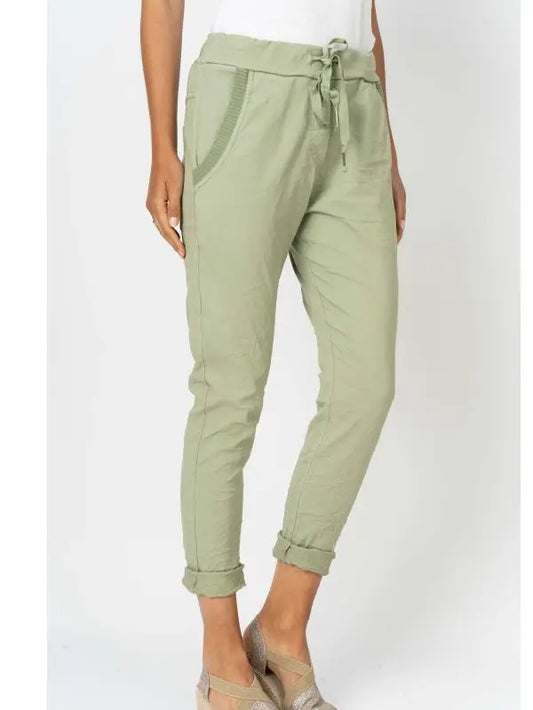 Olive pant ( Online Only)