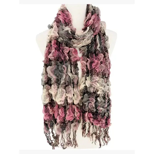 Rose pink scarf