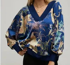 Blue print top