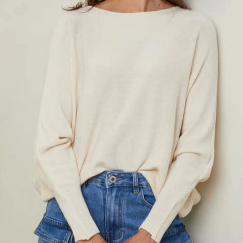 Cream sweater