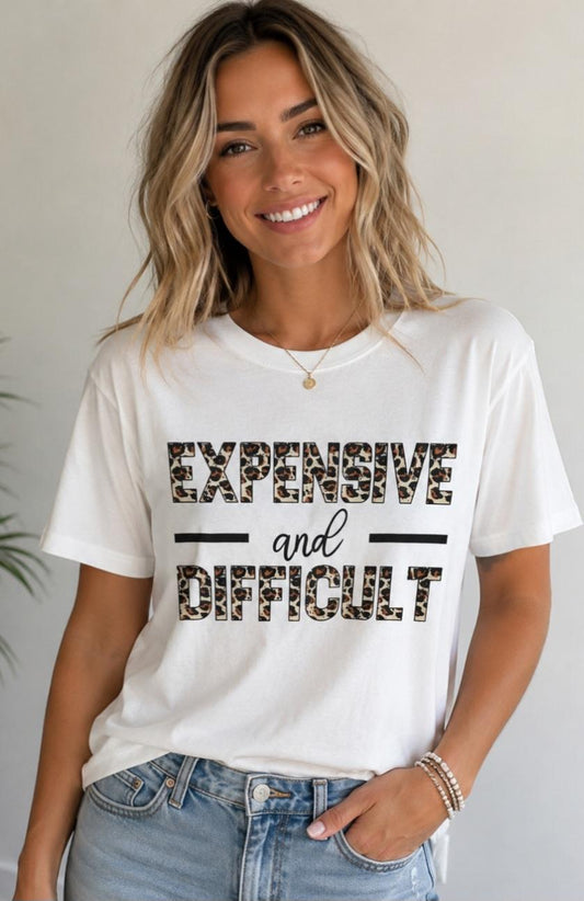 Expensive and difficult tee