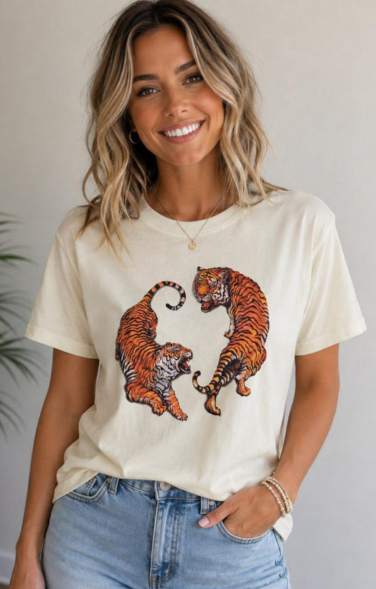 Off white tiger tee