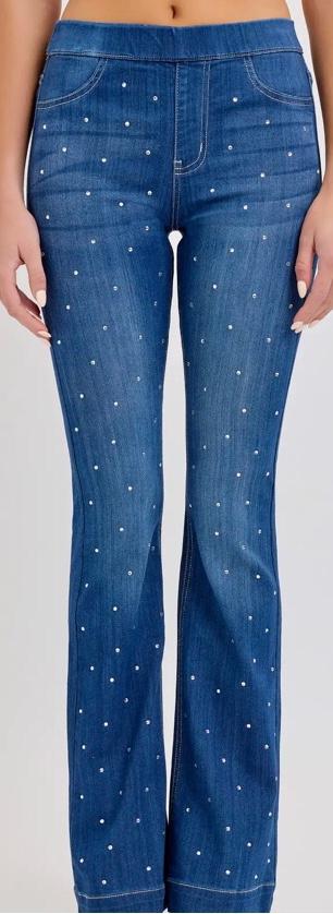 Rhinestone jean