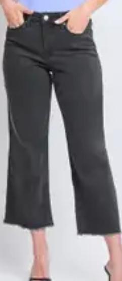 Faded black jean