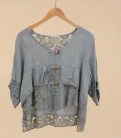 Grey lace