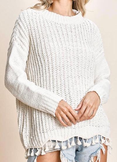Cream sweater