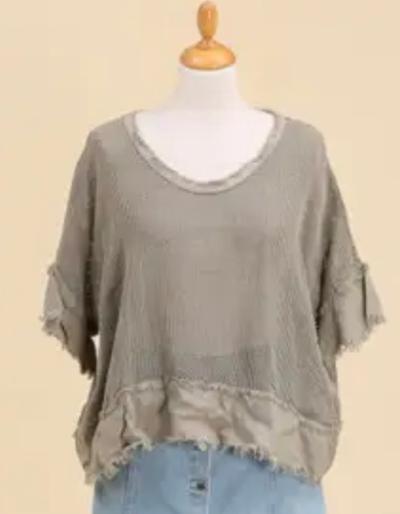 Taupe top