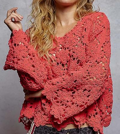 Candy red crochet