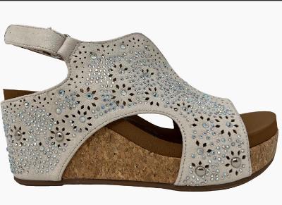 Cream Sparkle sandal