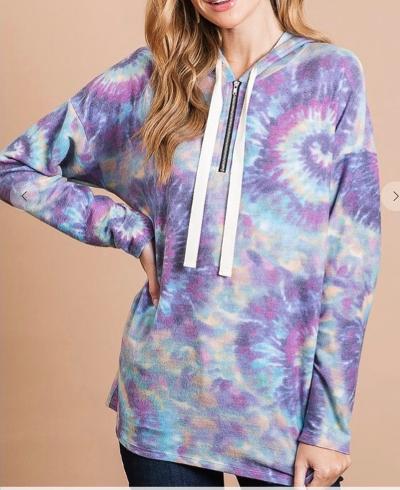 Purle and jade hoodie