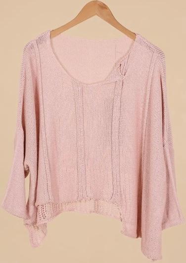 Pink knit