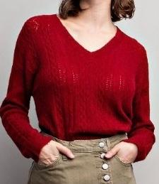 Red sweater