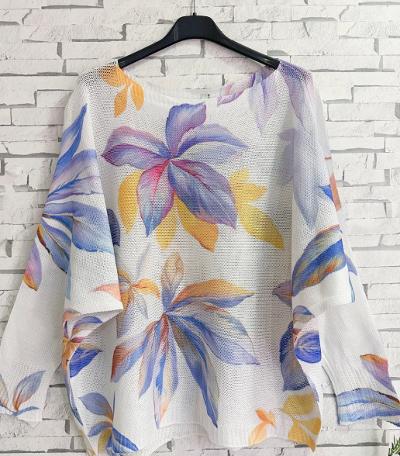 Lillac flower knit
