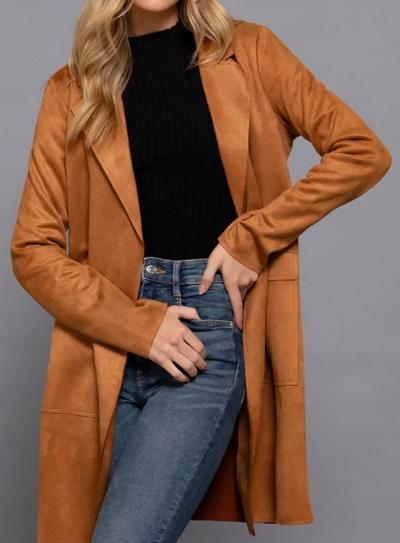 Cappuccino suede jacket