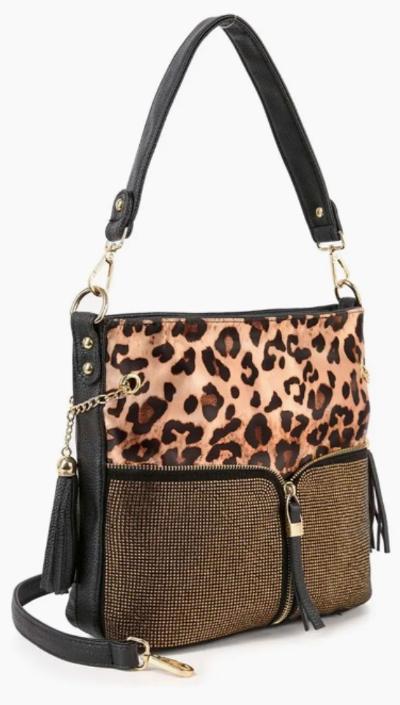 Animal print purse