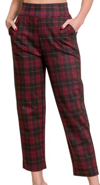 Plaid pants