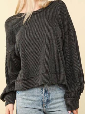 Charcoal knit