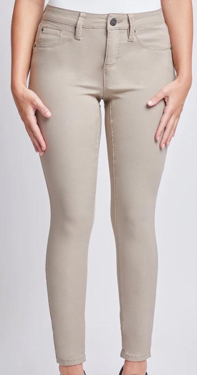 Beige stretch jean