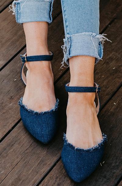 Denim shoe