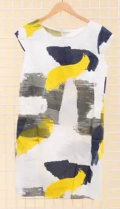 White print dress