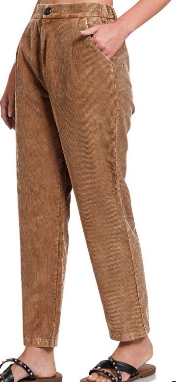 Brown cordouroy pants