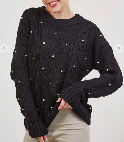 Black pearl sweater