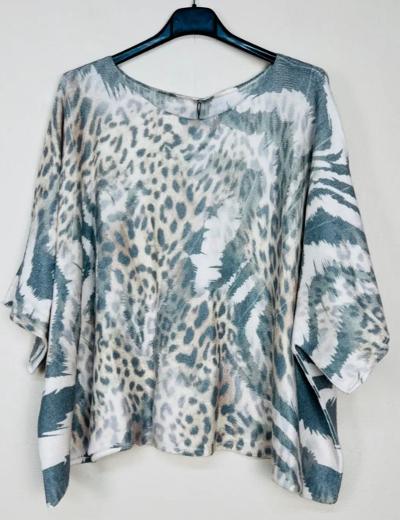 Animal print sweater