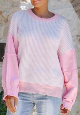 Pink sweater