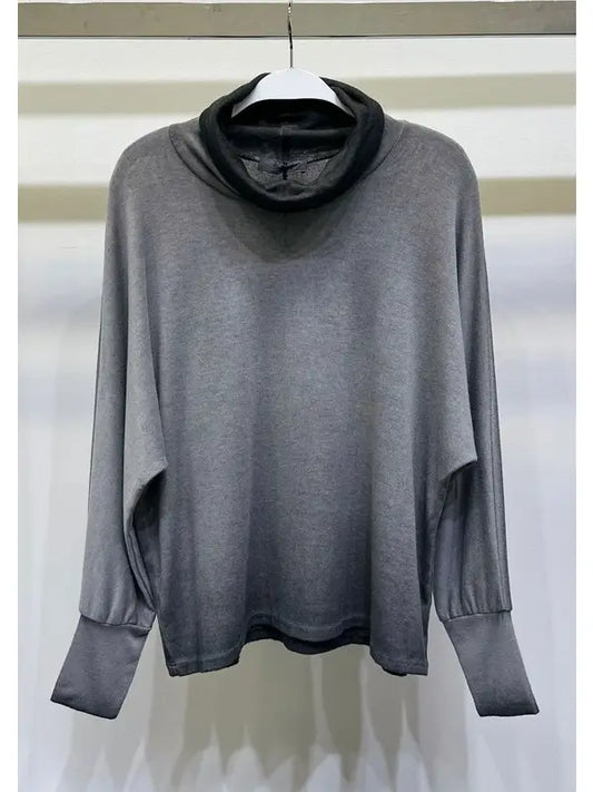Charcoal turtleneck
