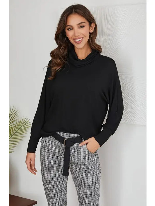 Black turtle neck