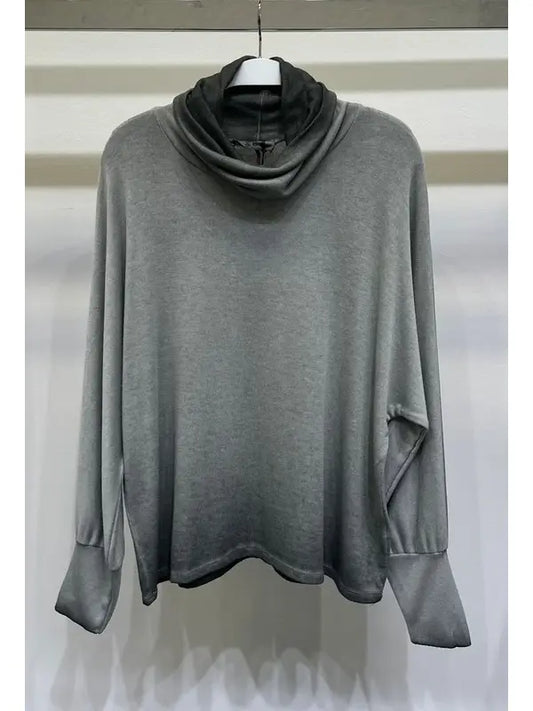 Army green turtleneck